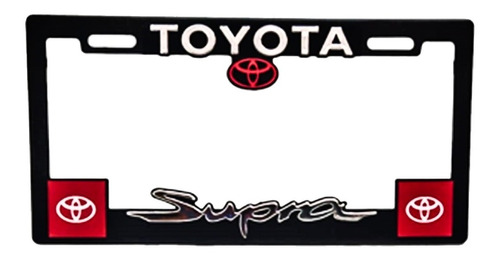 Portaplacas Premium Toyota Supra Juego 2 Piezas !!!!!! Foto 3
