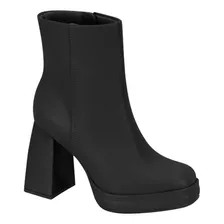 Bota Mujer Beira Rio 80100 Taco Columna Confort Pampashop