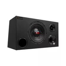 Caixa Trio Som Box 45l Instalada Automotiva Completa 380rms