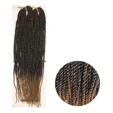 Cabelo Humano Aplique Trança Crochet Entrelaçado 120gr