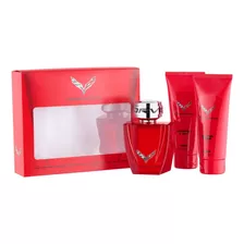 Kit Corvette Red (deo Colônia + Shampoo + Gel Pós Barba)