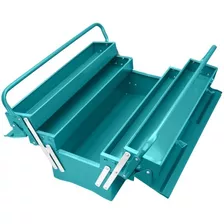 Caja Para Herramientas Metálica 495x200x290mm Total Tht10701 Color Verde