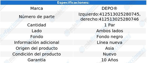 2 Faros Delanteros Depo Nissan Sentra Del 2017 Al 2019 Foto 4