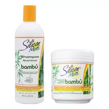 Kit Hidratante Shampoo Silicon Mix Bambú 473ml+ Máscara 450g
