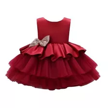 Vestido Talla 5 Años Para Niña Cosplay Life Color Rojo