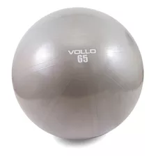 Bola Suiça Gym Ball 65 Cm Cinza - Vollo