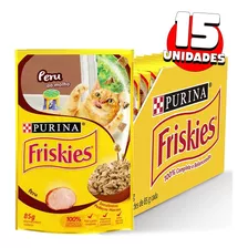 Caixa Sache Purina Friskies Para Gatos Sabor Peru 15un