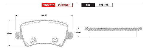 Balatas Traseras Volvo S80 2007 3.2 6cil, 8 Cil Awd Trw Foto 2