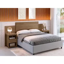 Cabeceira Dinamarca Para Cama Queen Box Até 160cm Com Criado