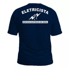 Camiseta Uniforme Eletricista Manga Curta Malha Fria Camisa