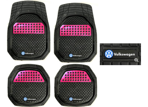 Tapetes Charola Color 3d Logo Vw Gol Hb 2009 A 2012 2013 Foto 10