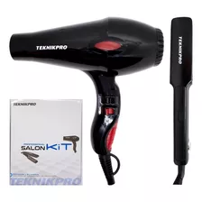 Teknikpro Salon Kit Secador + Planchita Profesional Pelo