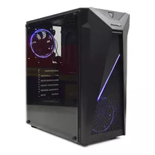 Gabinete Rgb Aureox Sculptor Fan X2 Templado Atx Pc