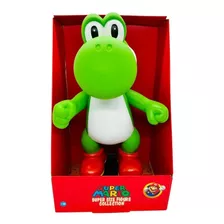 Boneco Yoshi Mario Articulável 19cm Action Figure Vinil