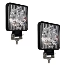 Par De Lâmpada De Led Forte 27w Para Trator Com 2090 Lm