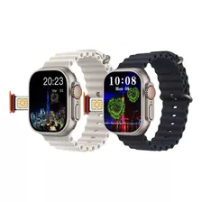 Smart Watch Ultra S9 Chip 5g 64gb Rom Dual Camera Dual Strap