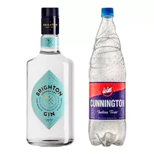 Gin Brighton 700ml + Agua Cunnington 1.5l Previa