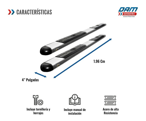 Estribos Gh Chevrolet Colorado Doble Cabina 2004-2012  Foto 8