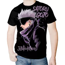 Camisa Camiseta Anime Jujutsu Kaisen Gojo Full 3d