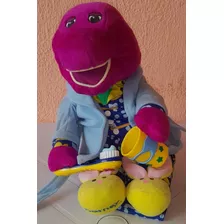 Antigo Boneco Barney Dinossauro (c)