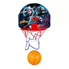 Brinquedo Infantil Tabela De Basquete Com Bola Spiderman