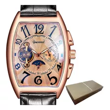 Relógio Mecânico Gucamel G065 Tourbillon Hollow