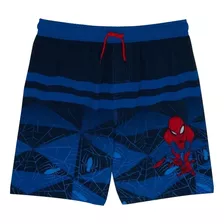 Short De Playa Spider-man Traje De Baño Niños Upf 50+ *sk