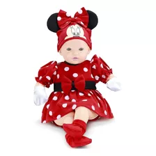 Boneca Vinil Minnie Mouse Classic Doll Recém Nascida Disney