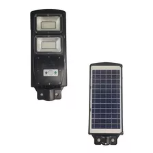 Luminária Pública Poste Energia Solar Sensor Controle 120w