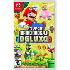 Jogo New Super Mario Bros U Deluxe Nintendo Switch Fisica