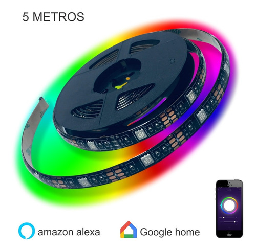 Tira Luces Led Wifi Rgb 5 Metros Google Home / Alexa