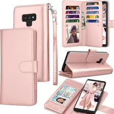 Funda Billetera Para Samsung Galaxy Note 9 - Rosa