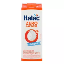 Leite Uht Integral Zero Lactose Italac Caixa Com Tampa 1l