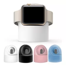 Base Estación Silicona Soporte De Carga Apple Watch Todos