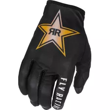 Guantes Motocross Donwhill Fly Lite Rockstar Negro/ Oro