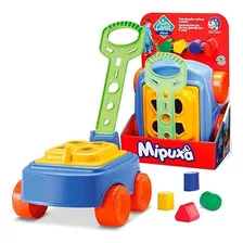 Carrinho Mipuxa Blocos De Encaixe Baby Land Cardoso Toys