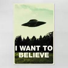 Poster 30x45cm Serie Arquivo X Files I Want To Believe 9