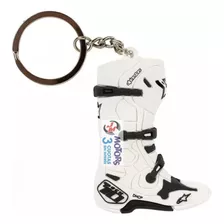 Jm Llavero Alpinestars New Tech 10 Boot Keyfob Black White