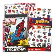 Paquete De Calcomanías Y Tatuajes De Spiderman De (más De.