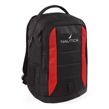 Mochila Nautica Negro/rojo