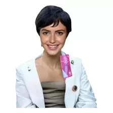 Peluca Oncológica Corta 100% Cabello Humano