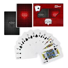 Baralho Jogo De Cartas Vegas Kit Com 2 Jogos Mb Tech