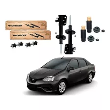 Kit Amortecedor Dianteiro Bieleta Toyota Etios Sedan 2017