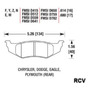 Disco Frenos Der/izq Trasera Para Chrysler 300m   2001