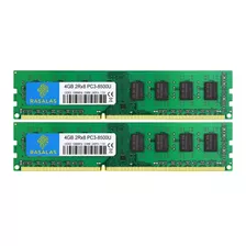 Memoria Ram 8gb Rasalas Ddr3 Kit (2x4gb) Pc3 8500u Ddr3 1066 Mhz Ddr3 Dimm 1066 Ddr3-8500 4gb 2rx8 Pc3 Ddr3 240-pin Modu