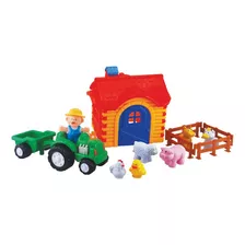 Playset Granja Completa Musical Tractor + Animales Infantil