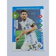 Tarjeta Lionel Messi Road To Qatar 2020 Panini Adrenalyn