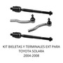 Kit Bujes Y Rotula Derecha Para Toyota Solara 2004-2008