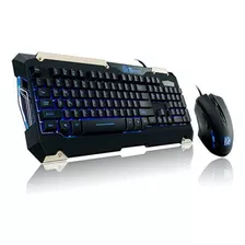 Combo Teclado+mouse Tt Esports Commander - Kb-cmc-plblpb-01 