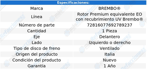 Disco Conductor O Pasajero Delantero Mito 2015-2019 Brembo Foto 3